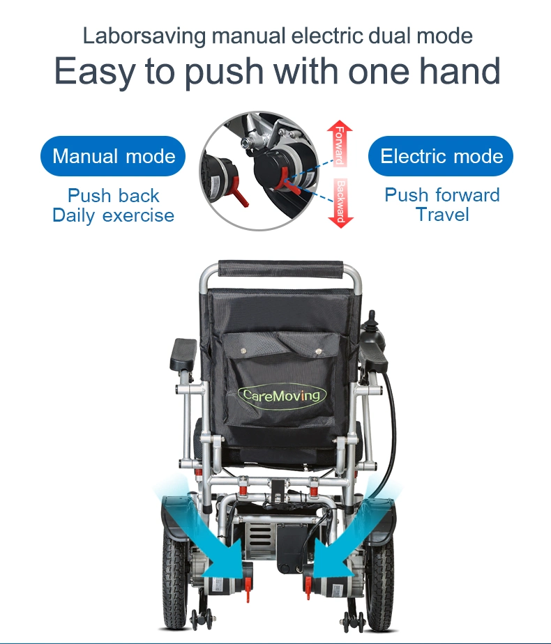 Elderly Health Care Adult Aluminum Automatic Electric Wheelchair Price Indoor Fold Power Wheel Chair Mobility Scooter